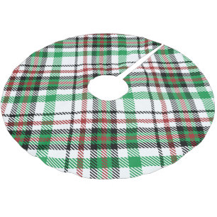 Jupon De Sapin En Polyester Brossé Motif vert vacances