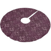 Jupon De Sapin En Polyester Brossé Motif Vin de Mûre (Angle)