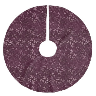 Jupon De Sapin En Polyester Brossé Motif Vin de Mûre