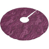 Jupon De Sapin En Polyester Brossé Motif Vin de Mûre (Angle)