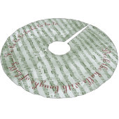 Jupon De Sapin En Polyester Brossé Musique de Noël (Angle)