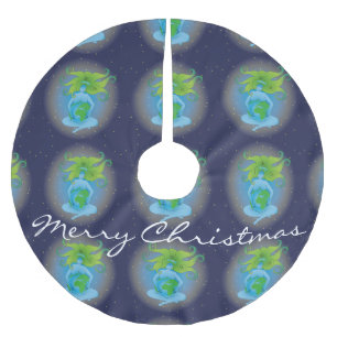 Jupon De Sapin En Polyester Brossé New Age Gaia Goddess Thunder_Cove