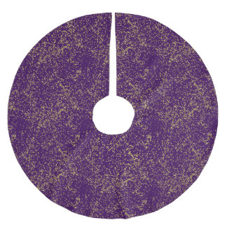 Jupon De Sapin En Polyester Brossé N'importe quelle couleur avec revêtement de Confet