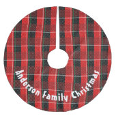 Jupon De Sapin En Polyester Brossé Noël (Devant)
