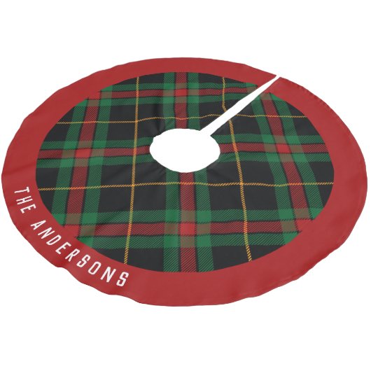 Jupon De Sapin En Polyester Brossé Noël (Angle)