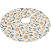 Jupon De Sapin En Polyester Brossé Noël Citrus Hygge (Angle)