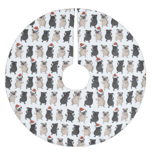 Jupon De Sapin En Polyester Brossé Noël de coutume de cabot de vacances de chiot de