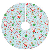 Jupon De Sapin En Polyester Brossé Noël de golf (Devant)