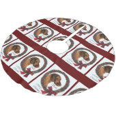 Jupon De Sapin En Polyester Brossé Noël de Vizsla (Angle)