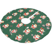 Jupon De Sapin En Polyester Brossé Noël des amateurs de sport (Angle)