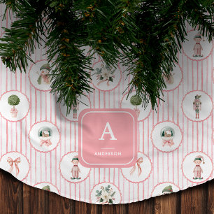 Jupon De Sapin En Polyester Brossé Noël des papillons papillon papillon rose