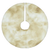 Jupon De Sapin En Polyester Brossé Noël d'or Ombre d'aquarelle (Devant)