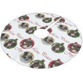 Jupon De Sapin En Polyester Brossé Noël du berger australien (Angle)