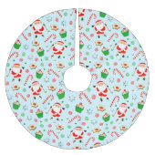 Jupon De Sapin En Polyester Brossé Noël du golf (Devant)