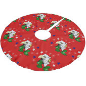 Jupon De Sapin En Polyester Brossé Noël Eagle (Angle)