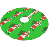 Jupon De Sapin En Polyester Brossé noël joe biden père Noël (Angle)