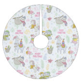 Jupon De Sapin En Polyester Brossé Noël mignon (Devant)