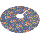 Jupon De Sapin En Polyester Brossé Noël mignon (Angle)