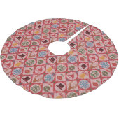Jupon De Sapin En Polyester Brossé Noël moche (Angle)