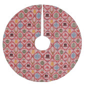 Jupon De Sapin En Polyester Brossé Noël moche (Devant)