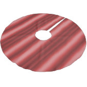 Jupon De Sapin En Polyester Brossé Noël rouge (Angle)