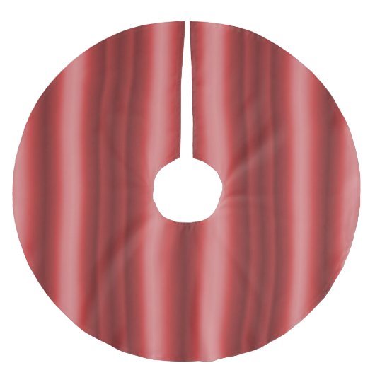 Jupon De Sapin En Polyester Brossé Noël rouge (Devant)