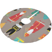 Jupon De Sapin En Polyester Brossé noël saint nicholas (Angle)