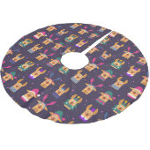 Jupon De Sapin En Polyester Brossé Noël sympa/drôle (Angle)