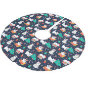 Jupon De Sapin En Polyester Brossé Noël sympa/drôle (Angle)