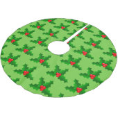 Jupon De Sapin En Polyester Brossé Noël Vert et rouge saint Thunder_Cove (Angle)