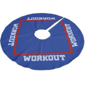 Jupon De Sapin En Polyester Brossé Noël WORKOUT (Angle)