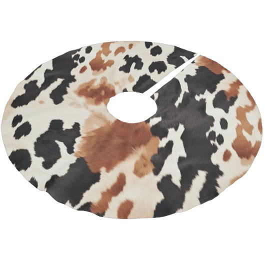 Jupon De Sapin En Polyester Brossé Noir Crème Brown (Angle)