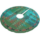 JUPON DE SAPIN EN POLYESTER BROSSÉ NOUVEAU MODÈLE ROULETTE (Angle)