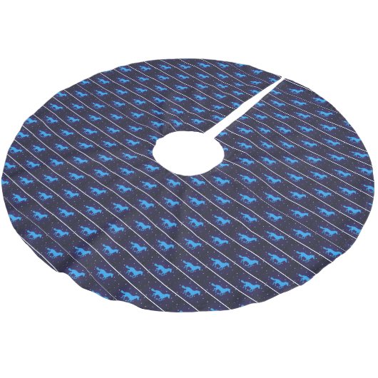 Jupon De Sapin En Polyester Brossé Nuit étoilée (Angle)
