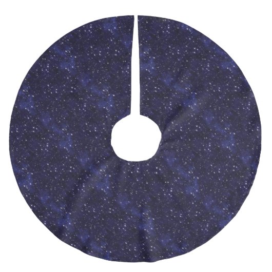 Jupon De Sapin En Polyester Brossé Nuit étoilée (Devant)