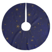 Jupon De Sapin En Polyester Brossé Nuit étoilée céleste (Devant)