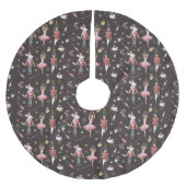 Jupon De Sapin En Polyester Brossé Nutcracker Ballerina cadeaux de Noël (Devant)