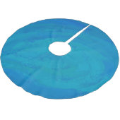 Jupon De Sapin En Polyester Brossé Océan bleu (Angle)