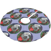Jupon De Sapin En Polyester Brossé Old English Sheepdog (Angle)