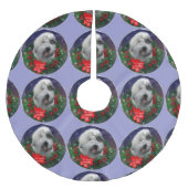 Jupon De Sapin En Polyester Brossé Old English Sheepdog (Devant)