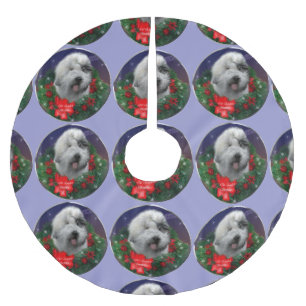 Jupon De Sapin En Polyester Brossé Old English Sheepdog