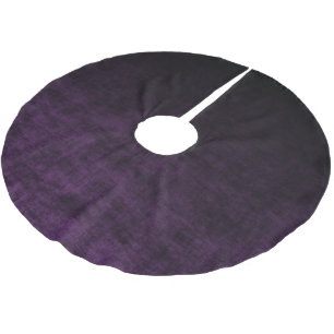 Jupon De Sapin En Polyester Brossé Ombre noire et violette Grunge