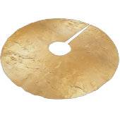 Jupon De Sapin En Polyester Brossé Or Sun (Angle)