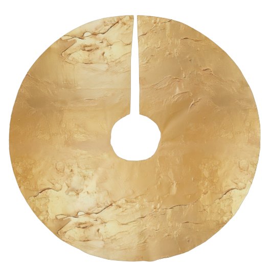 Jupon De Sapin En Polyester Brossé Or Sun (Devant)