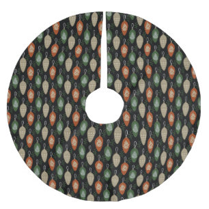 Jupon De Sapin En Polyester Brossé Ornements scandinaves du milieu du siècle