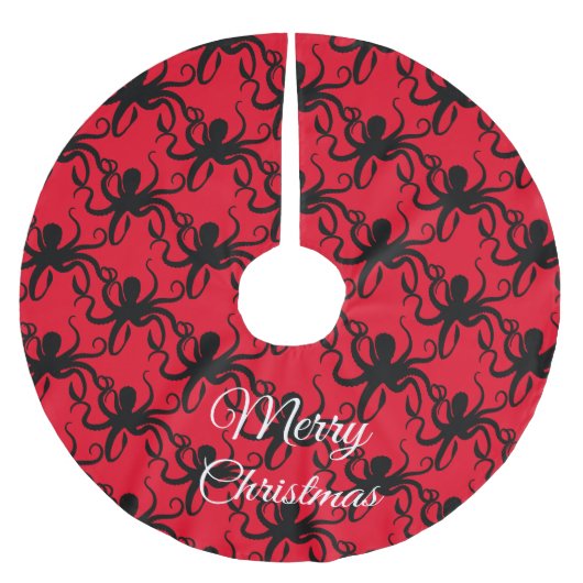 Jupon De Sapin En Polyester Brossé Otopus Silhouette Thunder_Cove (Devant)