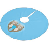 Jupon De Sapin En Polyester Brossé Otter Love (Angle)