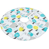 Jupon De Sapin En Polyester Brossé Ours polaire (Angle)