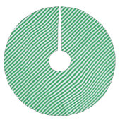 Jupon De Sapin En Polyester Brossé Paillettes vertes et blanches (Devant)