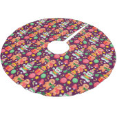 Jupon De Sapin En Polyester Brossé Pain d'épices (Angle)